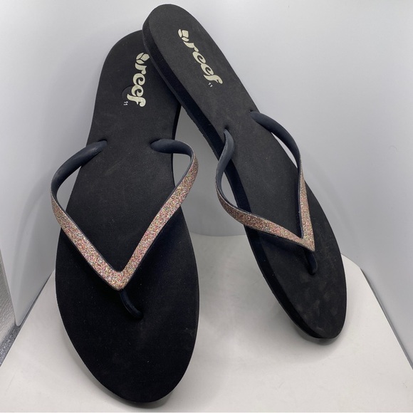 REEF Glitter Thong Sandals - Picture 1 of 6